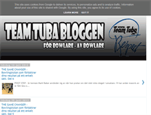 Tablet Screenshot of blog.teamtuba.se